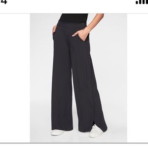 Athleta - Gramercy - black wide leg pants.